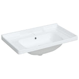 VIDAXL WASHBAIN RETTANGULAR 91,5 x 48X19,5 cm Keramik Weiß - afbeelding 2