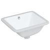 VIDAXL WASHBAIN RETTANGULAR 36.5X32X15,5 cm Keramik Weiß