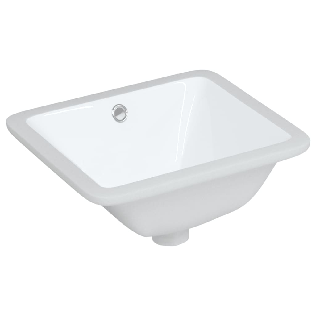 VIDAXL WASHBAIN RETTANGULAR 36.5X32X15,5 cm Keramik Weiß