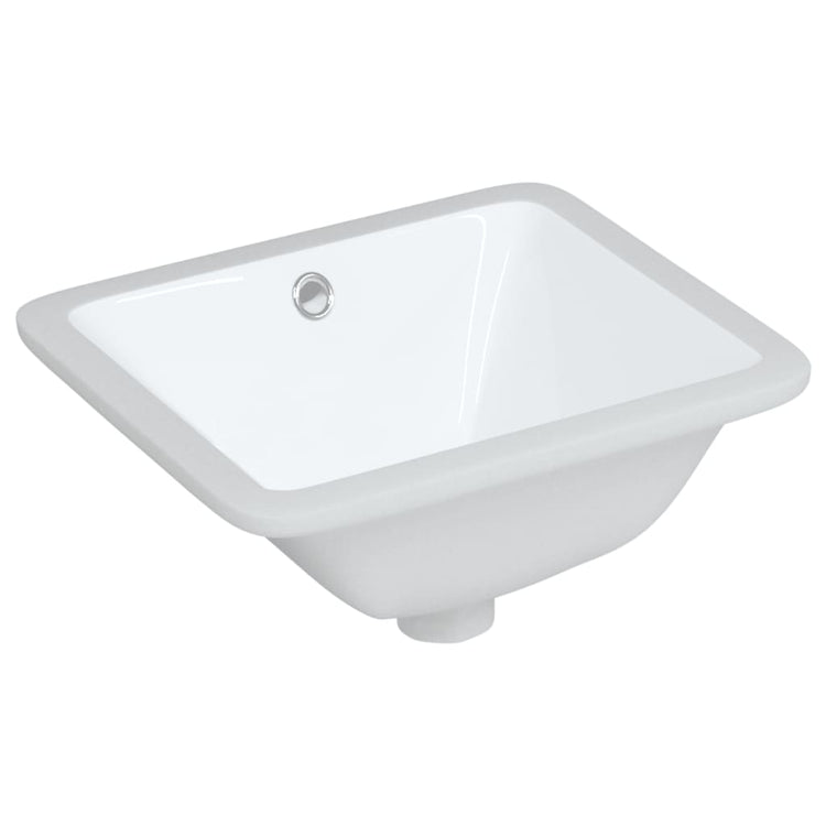 VIDAXL WASHBAIN RETTANGULAR 36.5X32X15,5 cm Keramik Weiß