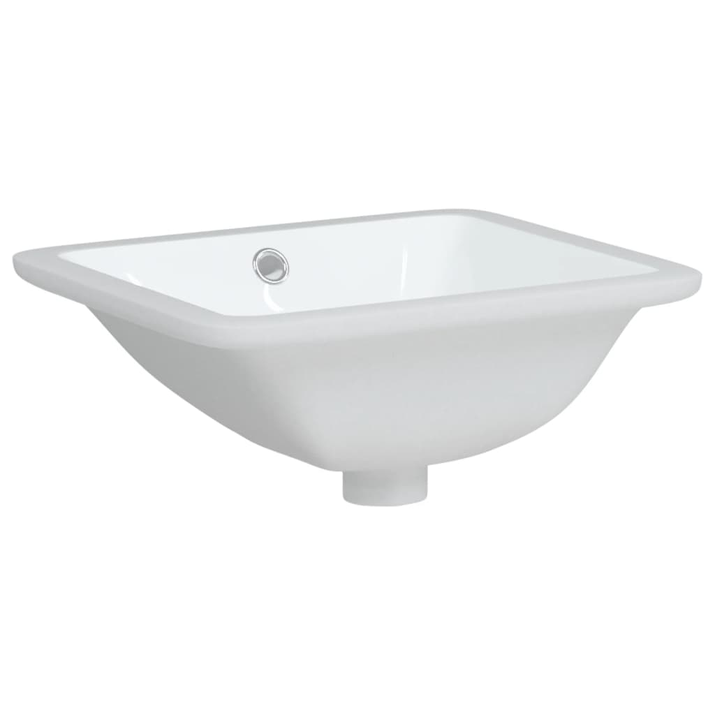 VIDAXL WASHBAIN RETTANGULAR 36.5X32X15,5 cm Keramik Weiß