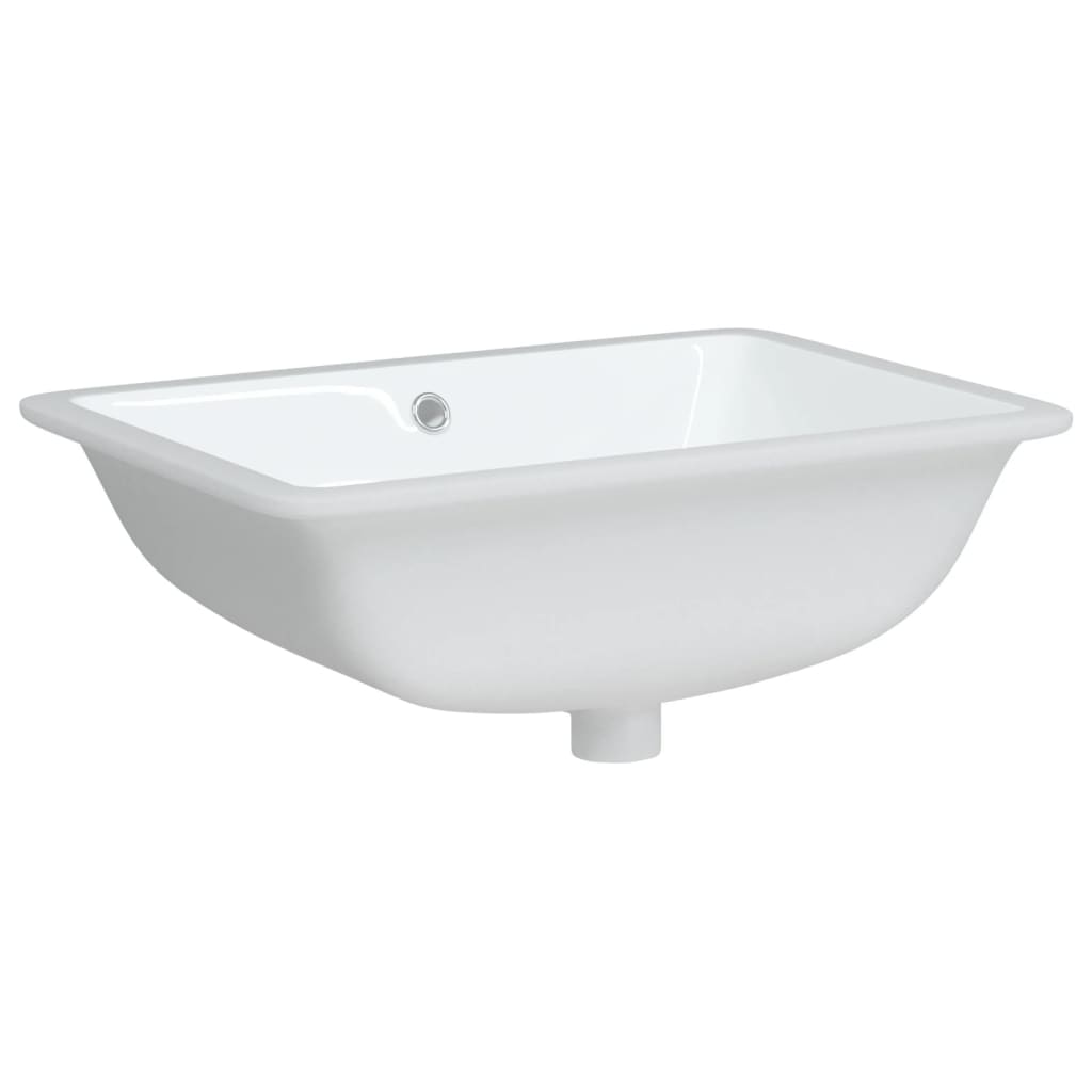 VIDAXL WASHBAIN RETTANGULAR 55.5X37.5X19 CM Keramik Weiß