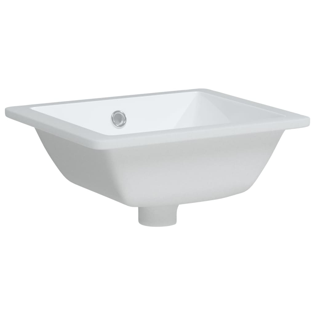 VIDAXL WASHBAIN Rechteckige 36x31.5x16,5 cm Keramik Weiß