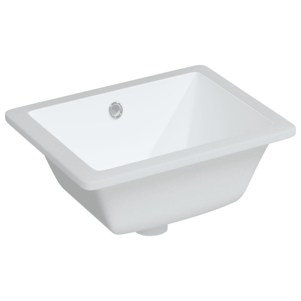 VIDAXL WASHBAIN RETTANGULAR 39X30X18,5 CM Keramik Weiß
