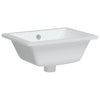 VIDAXL WASHBAIN RETTANGULAR 39X30X18,5 CM Keramik Weiß