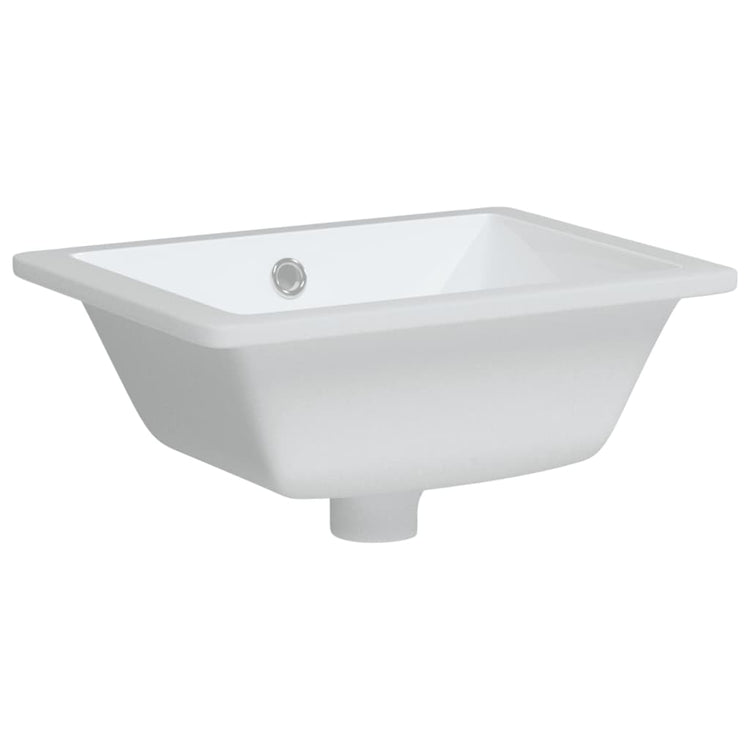 VIDAXL WASHBAIN RETTANGULAR 39X30X18,5 CM Keramik Weiß