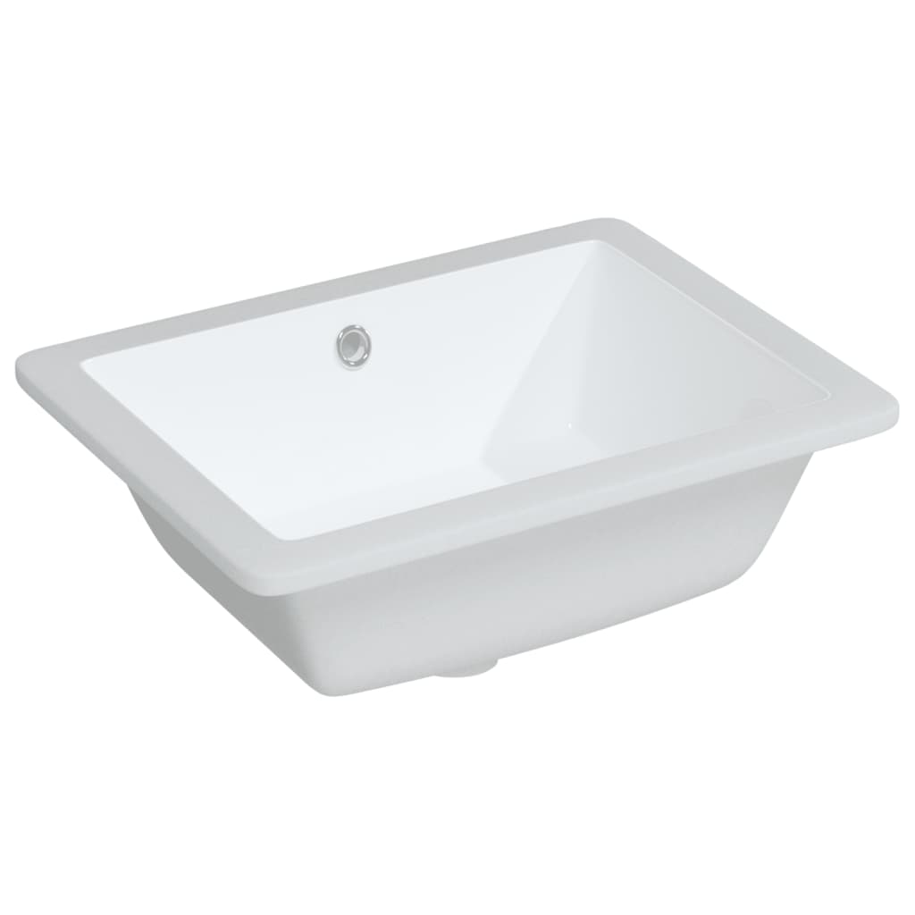 VIDAXL WASHBAIN RETTANGULAR 46.5X35X18 CM Keramik Weiß