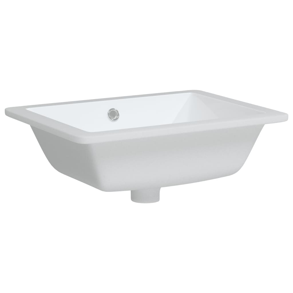 VIDAXL WASHBAIN RETTANGULAR 46.5X35X18 CM Keramik Weiß