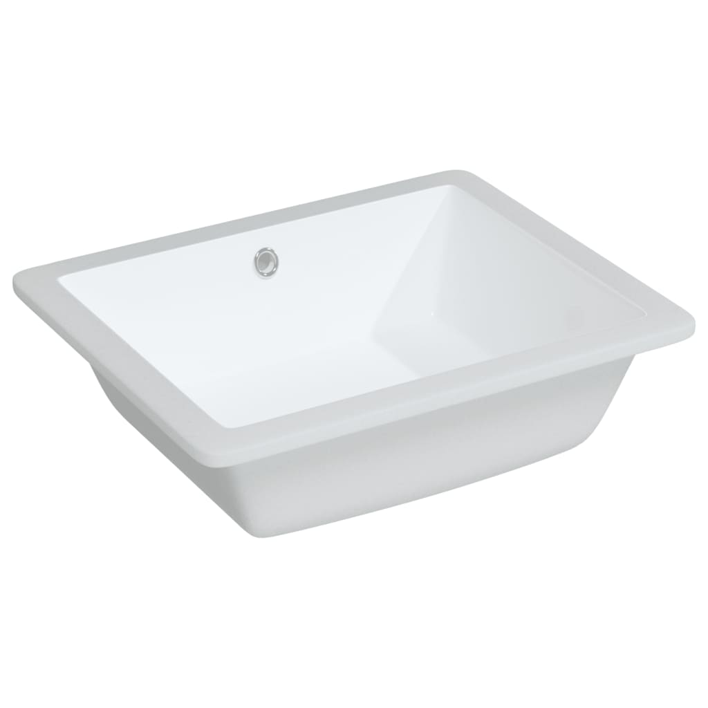 VIDAXL WASHBAIN RETTANGULUL 50 x 40,5 x 18,5 cm Keramik Weiß