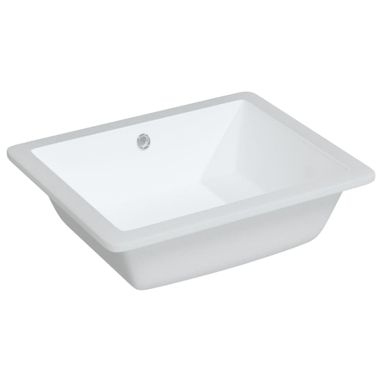 VIDAXL WASHBAIN RETTANGULUL 50 x 40,5 x 18,5 cm Keramik Weiß