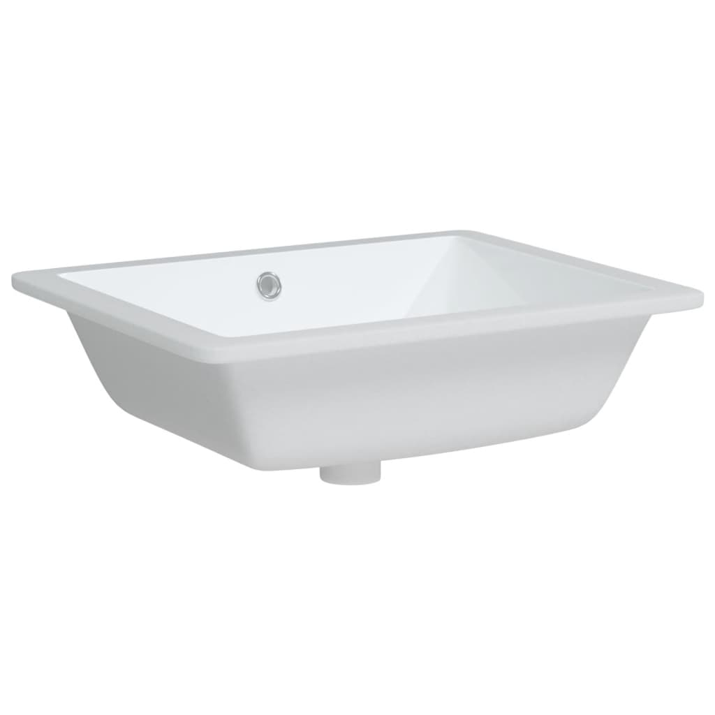 VIDAXL WASHBAIN RETTANGULUL 50 x 40,5 x 18,5 cm Keramik Weiß