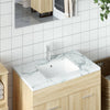 VIDAXL WASHBAIN RETTANGULUL 50 x 40,5 x 18,5 cm Keramik Weiß