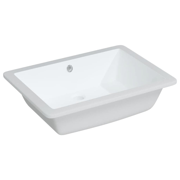 VIDAXL WASHBAIN RETTANGULAR 55,5 x 40 x 18,5 cm Keramik Weiß