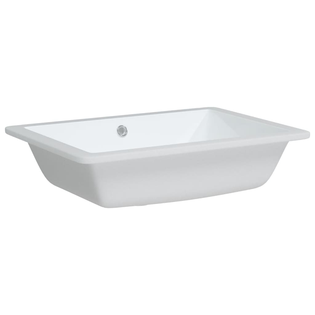 VIDAXL WASHBAIN RETTANGULAR 55,5 x 40 x 18,5 cm Keramik Weiß