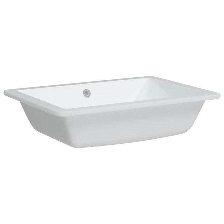 VIDAXL WASHBAIN RETTANGULAR 55,5 x 40 x 18,5 cm Keramik Weiß