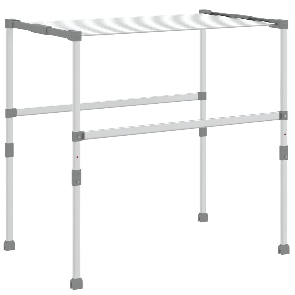 VidaXL Wäscheständer 83x(50-55)x(40-85) cm Aluminium