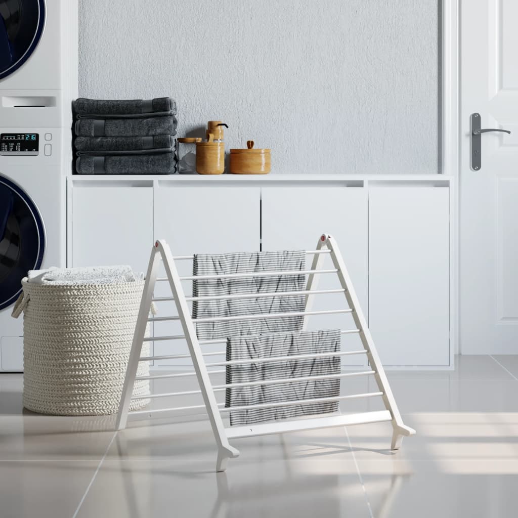 VIDAXL-Trocknungsregal für ausziehbare Badewanne 53-90 cm Aluminium