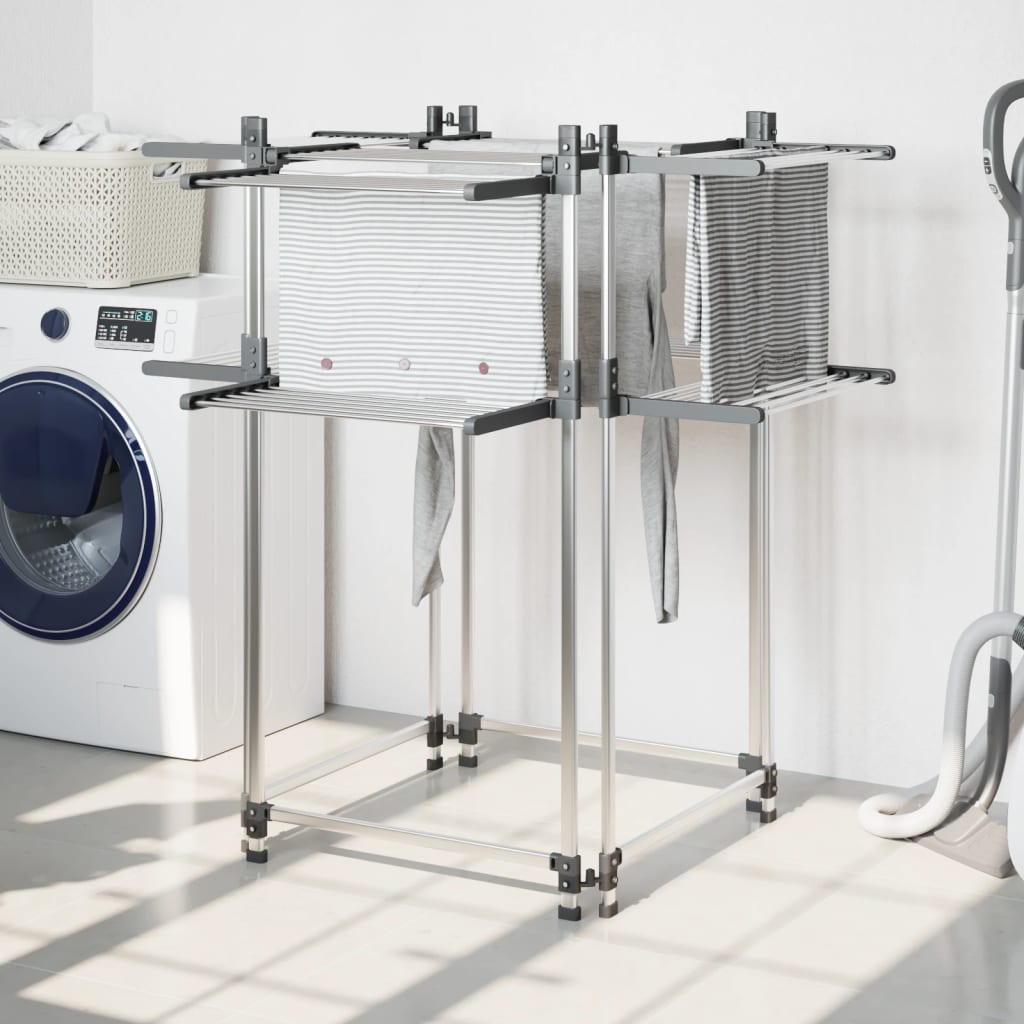 Vidaxl Washrek 107x107x120 cm Aluminium