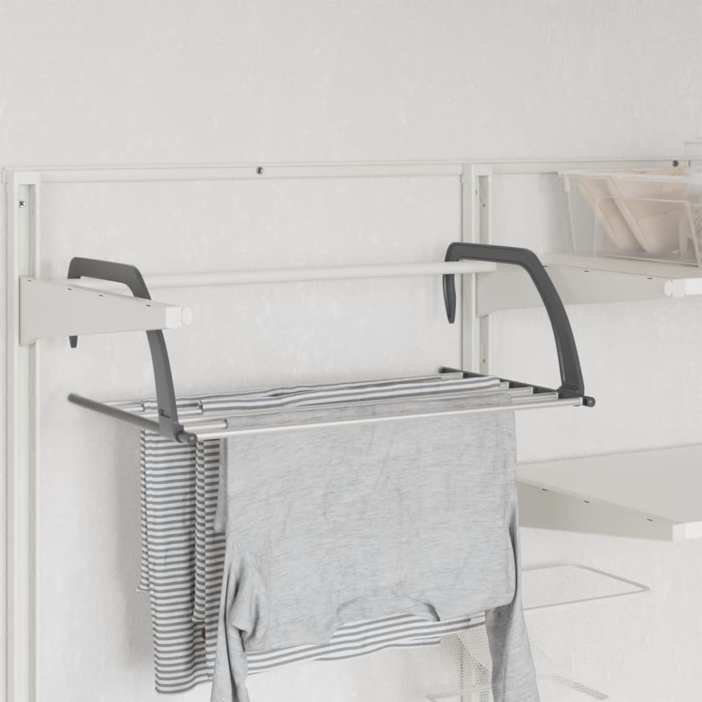 VIDAXL -Trocknungsregale 2 ST 53x33x18 cm Aluminium