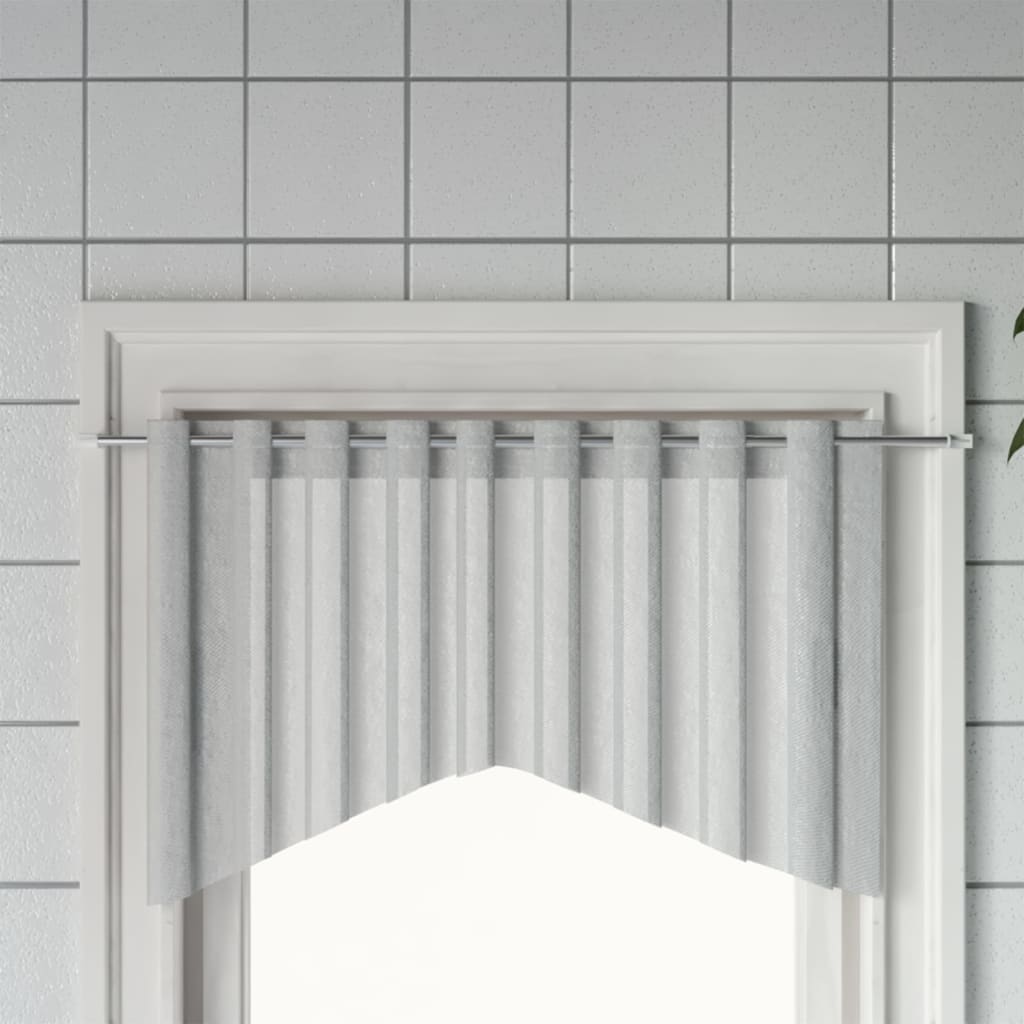VIDAXL-Vorhangschienen 2 Stcs 90-130 cm Aluminium weiß und silberfarben