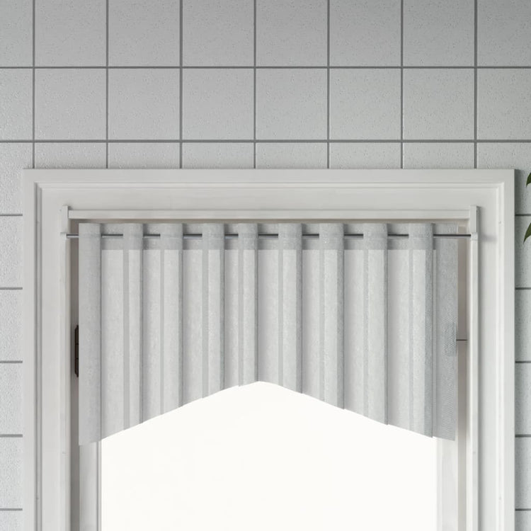 Vidaxl-Vorhangschienen 2 Stcs 90-135 cm Aluminium weiß und silberfarben