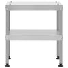 VIDAXL -Tabelle zum Rauchen von Ofen 40x28x44,5 cm verzinkter Stahl