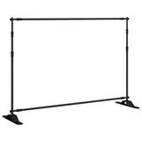 Vidaxl Hintergrund Standard 305x243 cm Stahlschwarz - afbeelding 2