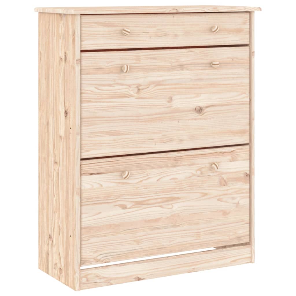 Vidaxl Schuhschrank Alta 77x35x96 cm Festkiefer