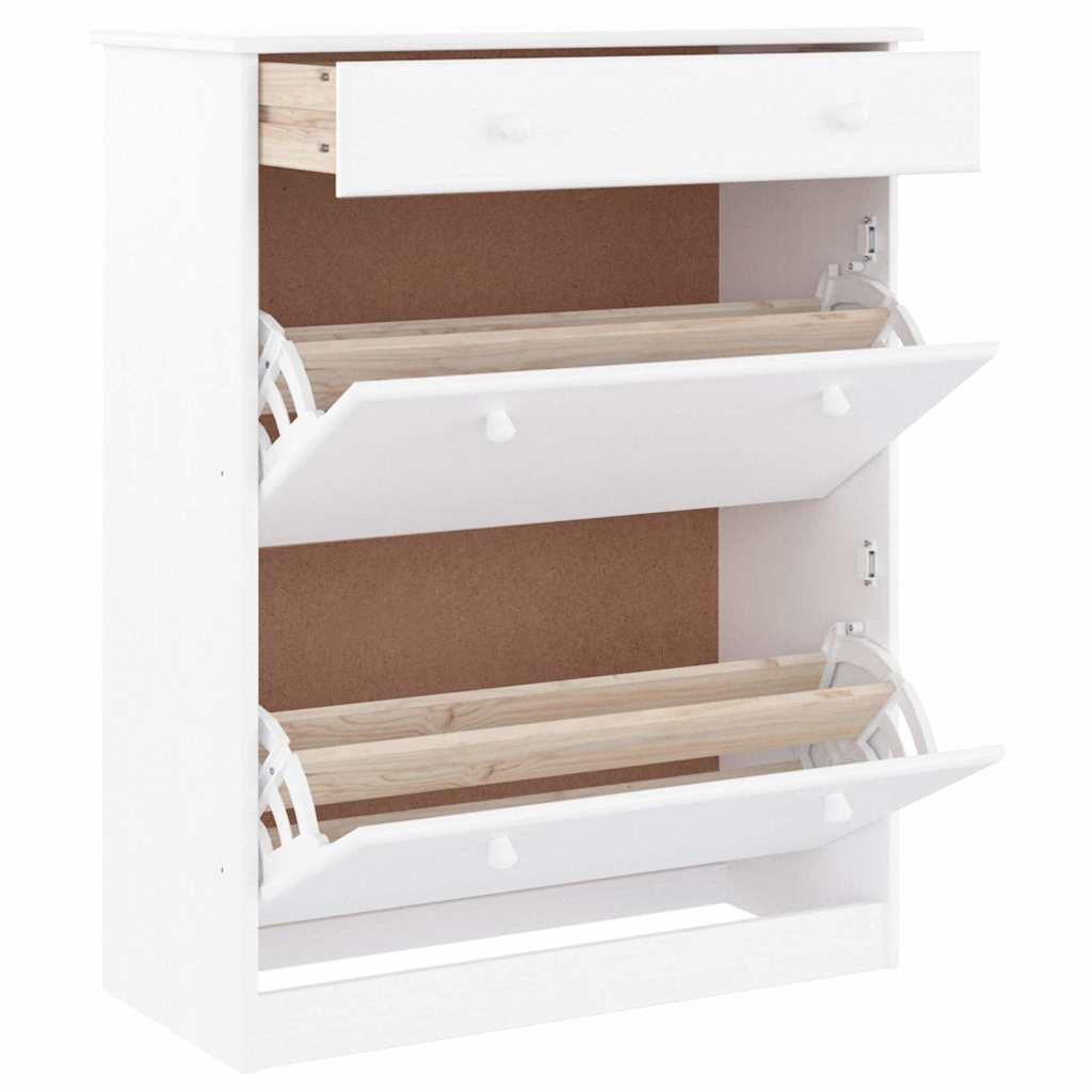 Vidaxl Schuhschrank Alta 77x35x96 cm Festkiefer
