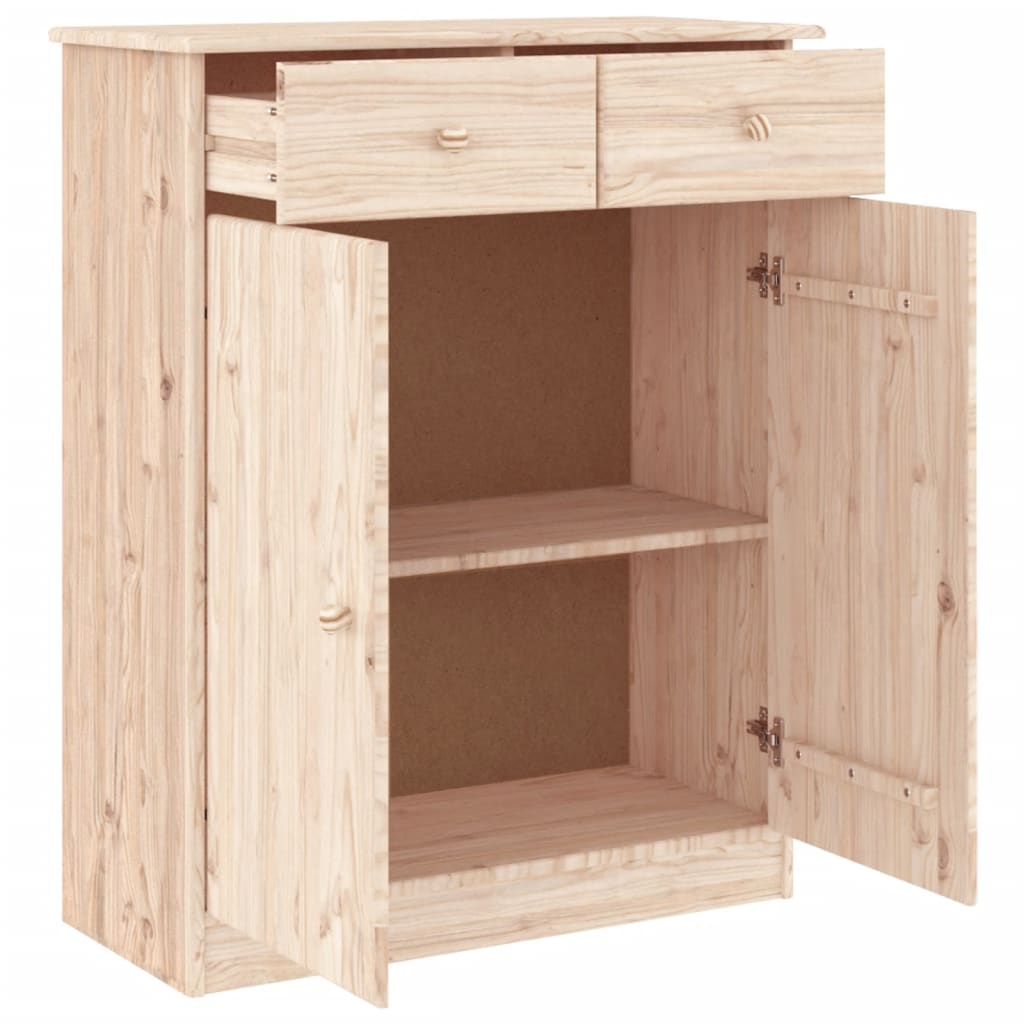 Vidaxl Schuhschrank Alta 77x35x96 cm Festkiefer