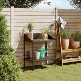 Vidaxl Plant Standard 75,5 x 54,5 x 100 cm verzinkter Stahl -Anthrazitfarbe - afbeelding 1