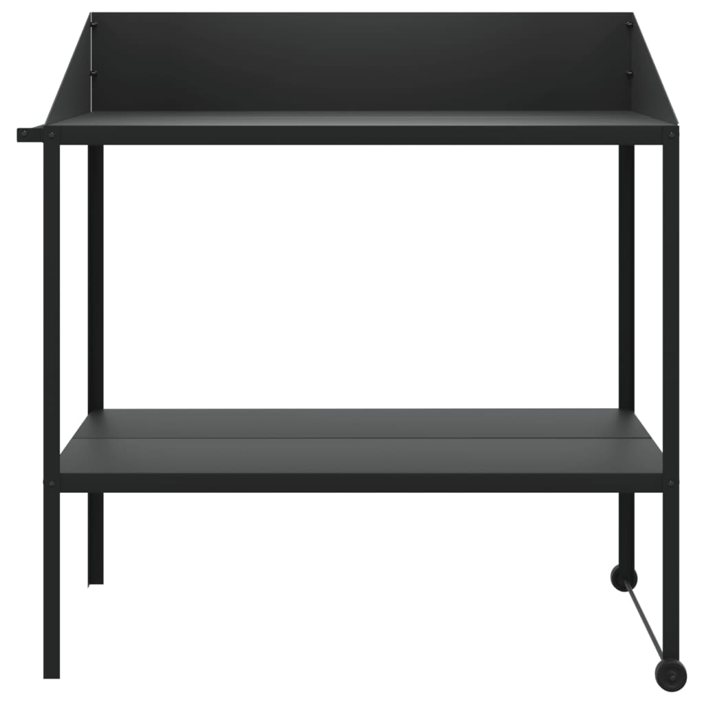 Vidaxl Plant Standard 100x54.5x100 cm verzinkter Stahl -Anthrazitfarbe