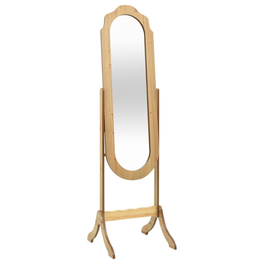 VIDAXL -Spiegel 45,5 x 47,5 x 160 cm verarbeitetes Holz abgelöst