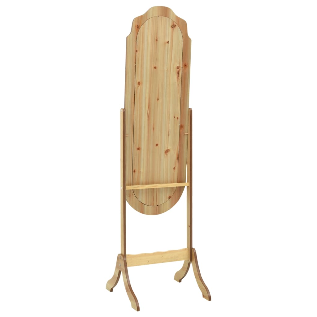 VIDAXL -Spiegel 45,5 x 47,5 x 160 cm verarbeitetes Holz abgelöst