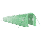 Vidaxl Tuinkas mit Stahlrahmen 36 m² 18x2x2 m Grün - afbeelding 2