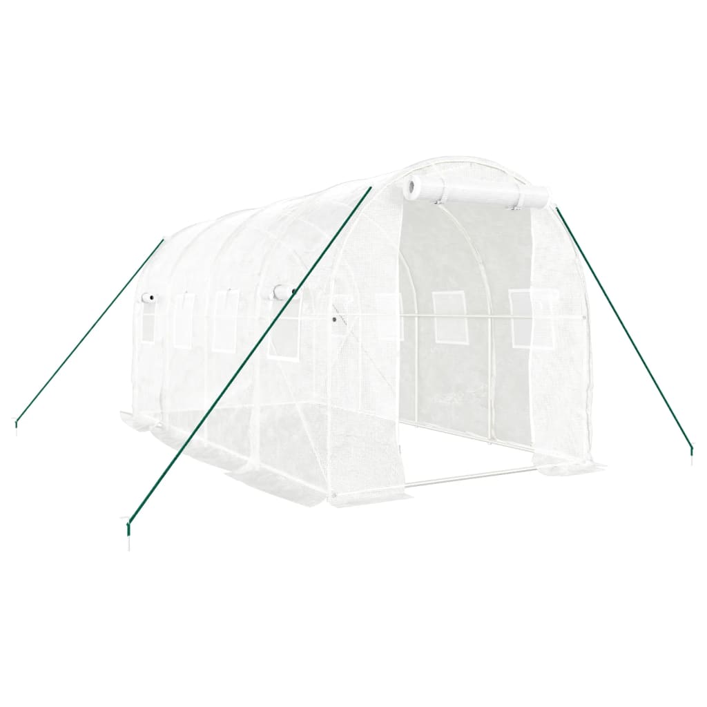 Vidaxl Tuinkas mit Stahlrahmen 8 m² 4x2x2 m