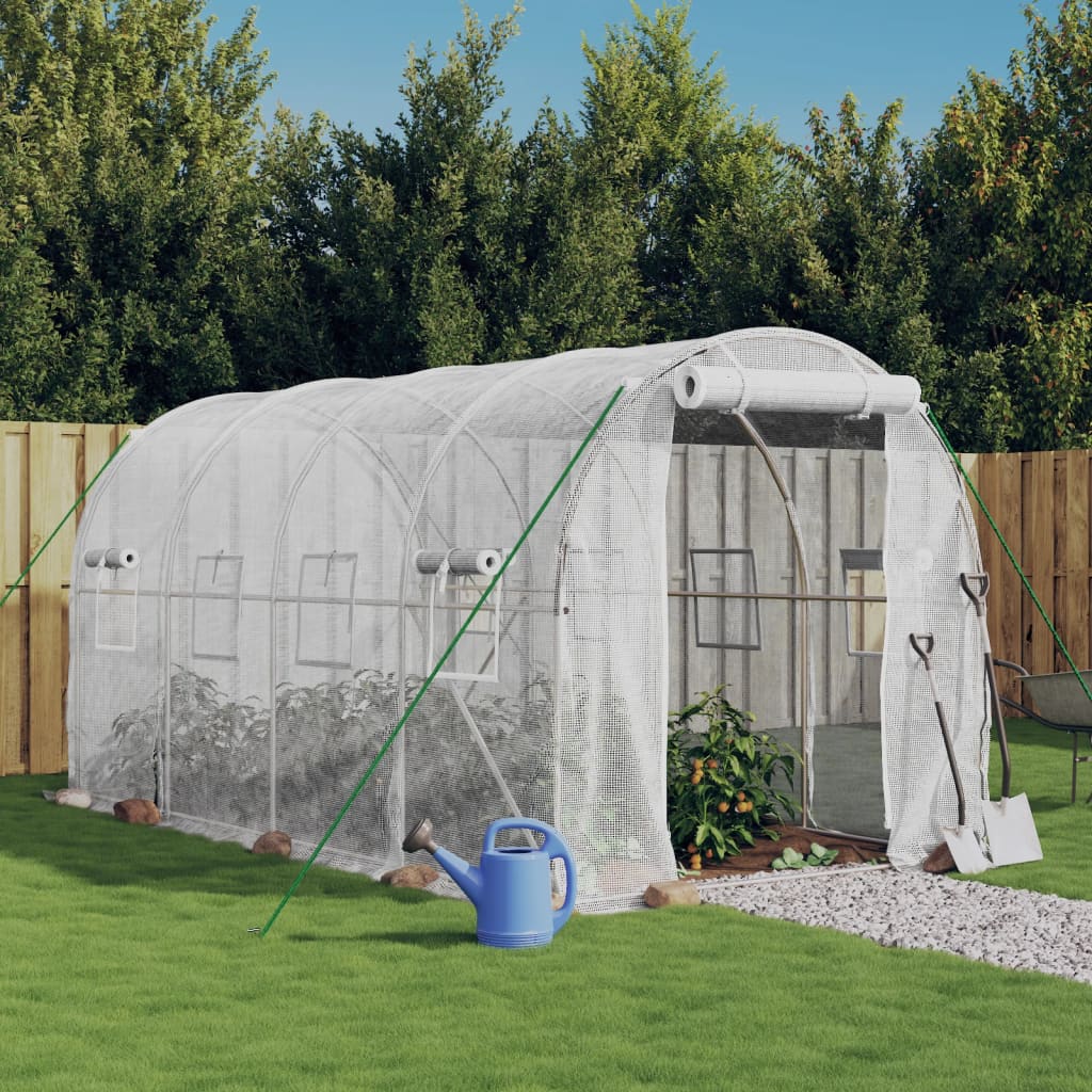 Vidaxl Tuinkas mit Stahlrahmen 8 m² 4x2x2 m