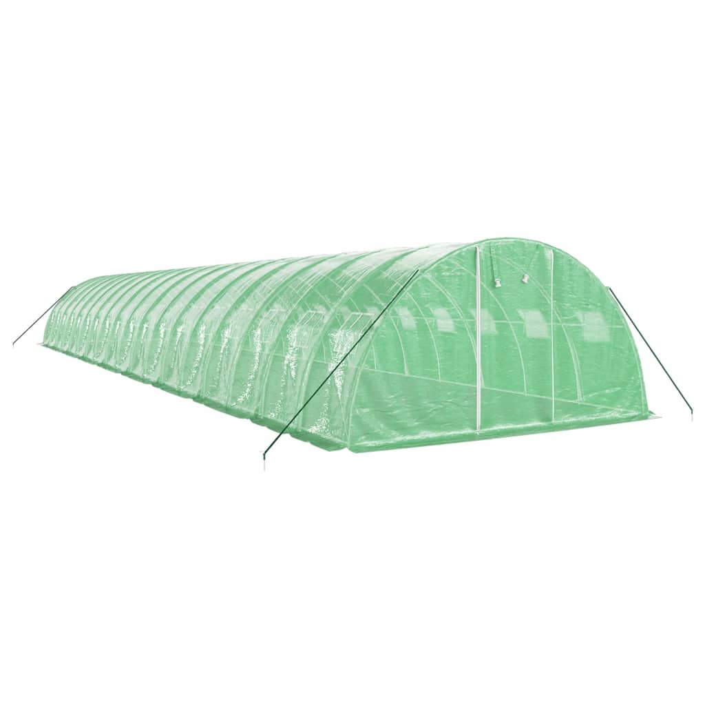 Vidaxl Tuinkas mit Stahlrahmen 72 m² 18x4x2 m Grün