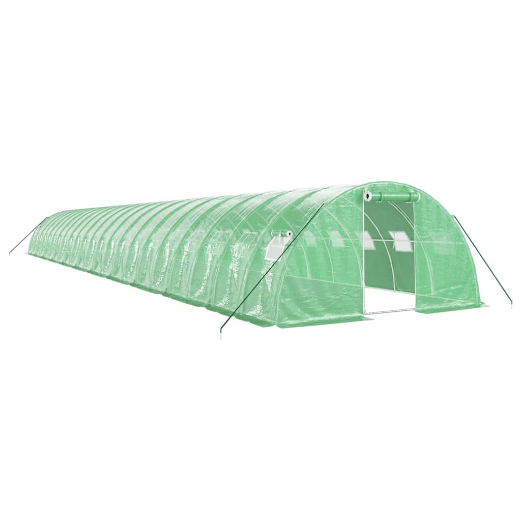 Vidaxl Tuinkas mit Stahlrahmen 88 m² 22x4x2 m Grün