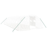 Vidaxl Tuinkas mit Stahlrahmen 40 m² 10 x 4 x 2 weiß - afbeelding 2