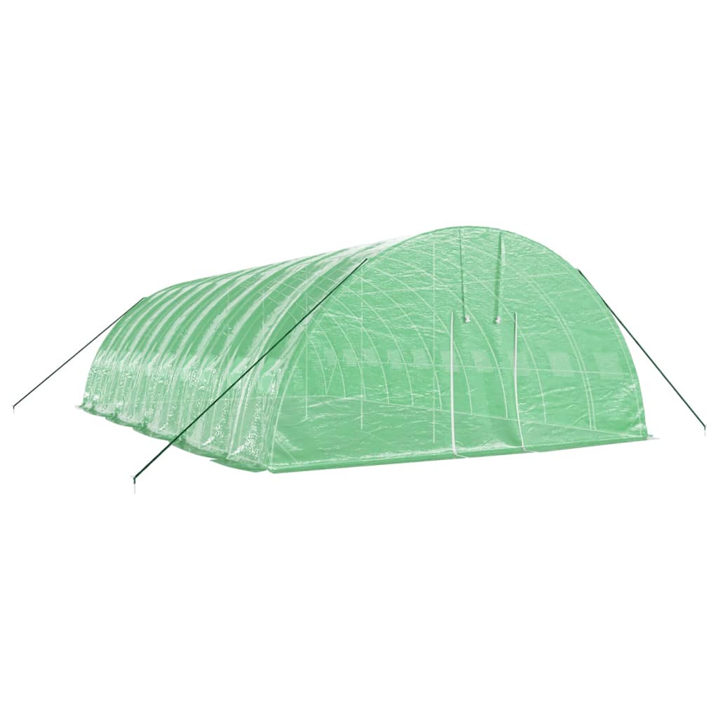 Vidaxl Tuinkas mit Stahlrahmen 60 m² 10x6x2,85 m Grün