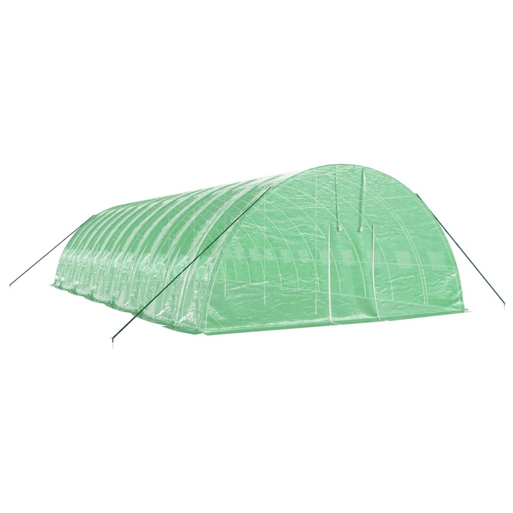 Vidaxl Tuinkas mit Stahlrahmen 72 m² 12 x 6 x 2,85 m Grün