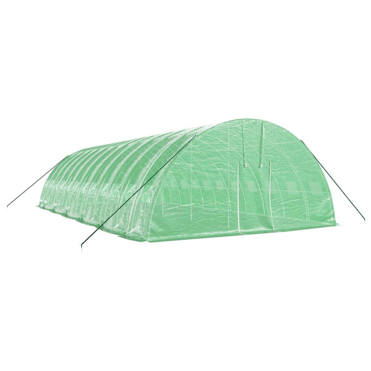 Vidaxl Tuinkas mit Stahlrahmen 72 m² 12 x 6 x 2,85 m Grün