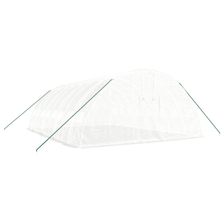 Vidaxl Tuinkas mit Stahlrahmen 48 m² 8x6x2,85 m Weiß