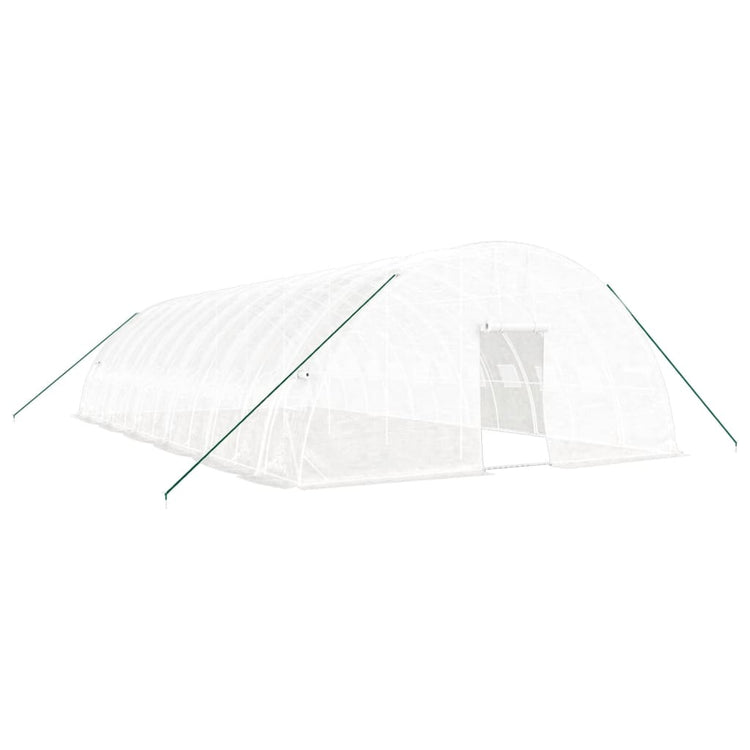 Vidaxl Tuinkas mit Stahlrahmen 72 m² 12x6x2,85 m Weiß