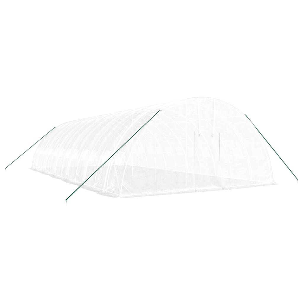 Vidaxl Tuinkas mit Stahlrahmen 72 m² 12x6x2,85 m Weiß