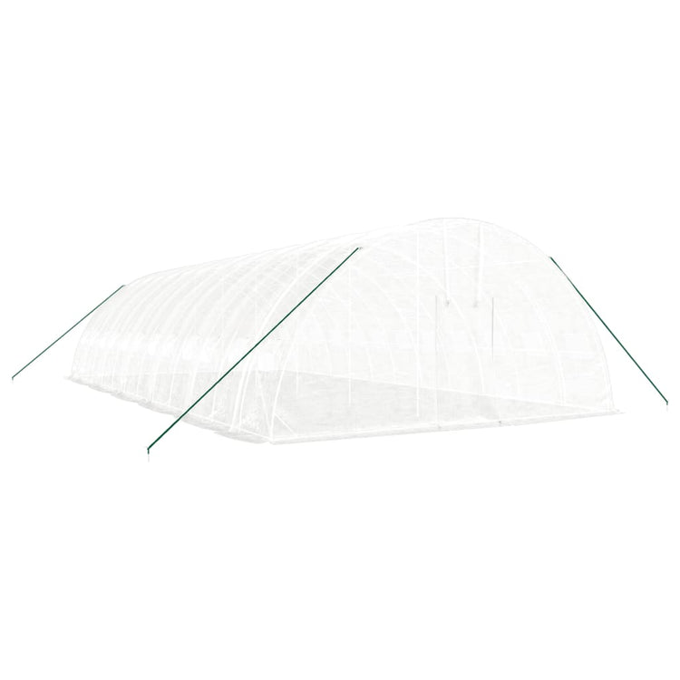 Vidaxl Tuinkas mit Stahlrahmen 72 m² 12x6x2,85 m Weiß