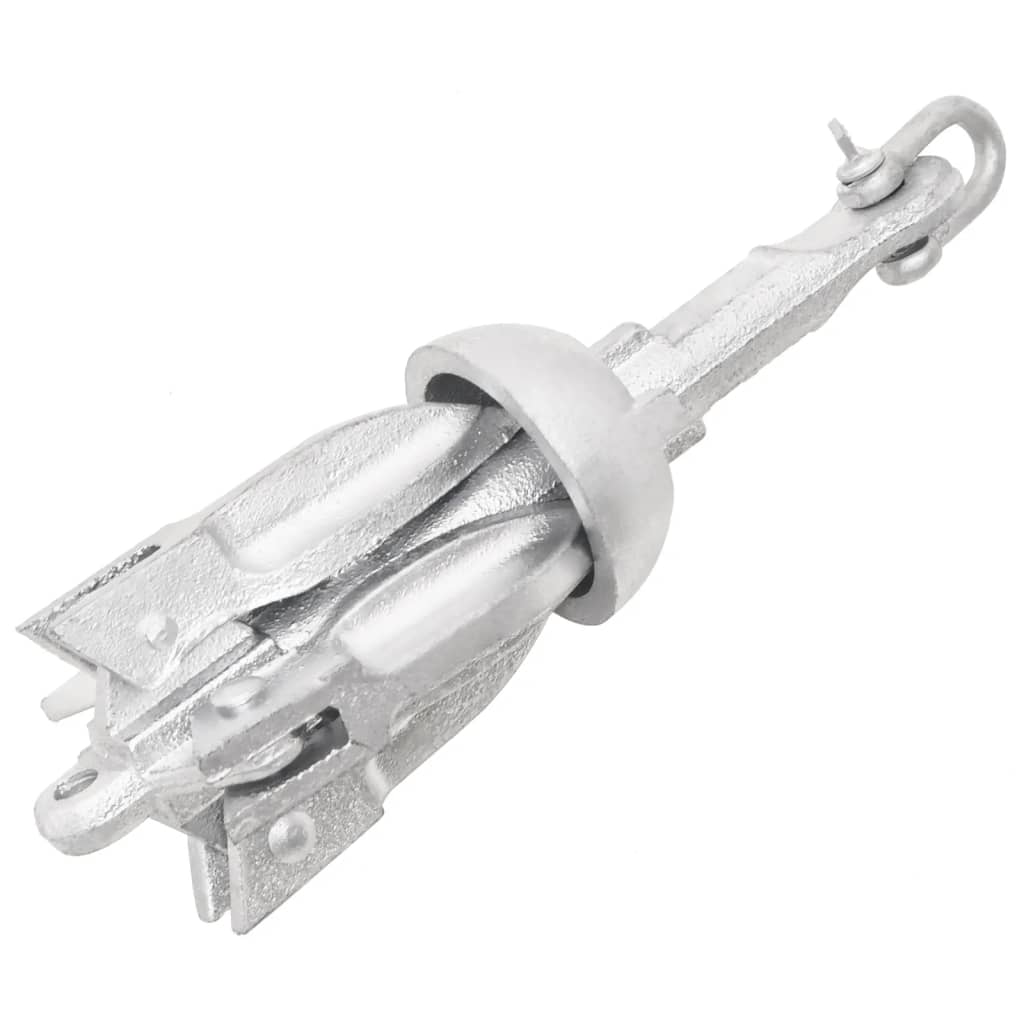 VIDAXL Collabsible 0,7 kg thermisch verzinktes Gusseisensilber