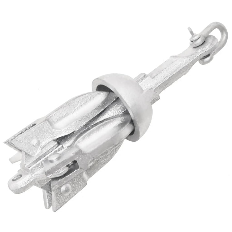 VIDAXL Collabsible 0,7 kg thermisch verzinktes Gusseisensilber