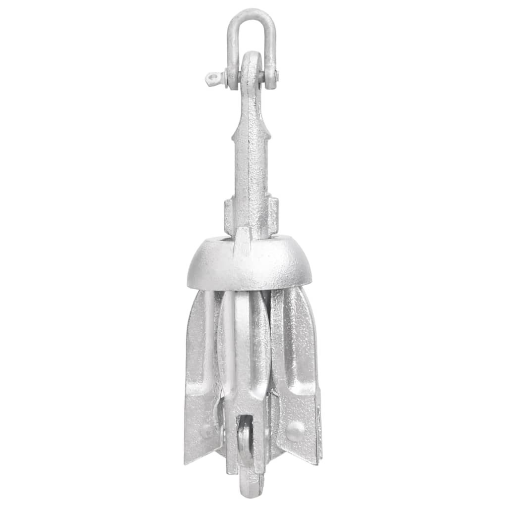 VIDAXL Collabsible 0,7 kg thermisch verzinktes Gusseisensilber